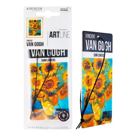 Zawieszka do samochodu - ArtLine Van Gogh Sunflowers